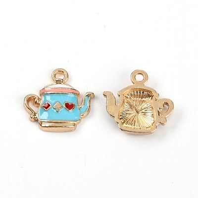 Zinc Alloy Enamel Pendant ENAM-CJC0004-22A-1