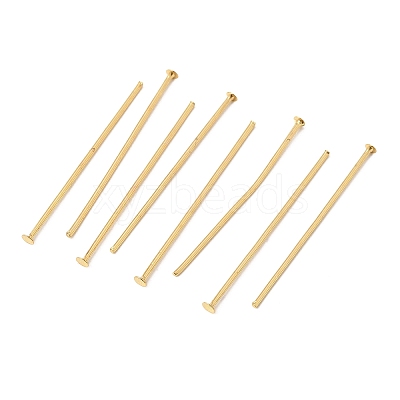 SHEGRACE Brass Flat Head Pins XGR0085G-33G-1