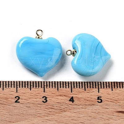Handmade Lampwork Pendants LAMP-G160-01C-1