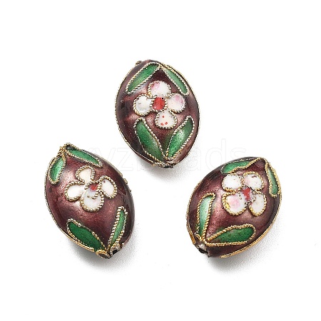 Handmade Cloisonne Beads CLB-Q002-08B-1