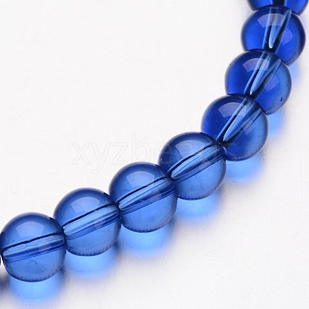 Glass Round Bead Strands GLAA-I028-10mm-07-1