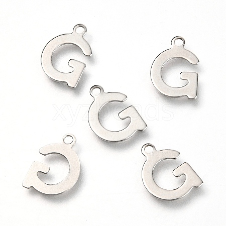 Non-Tarnish 201 Stainless Steel Charms X-STAS-C021-06P-G-1