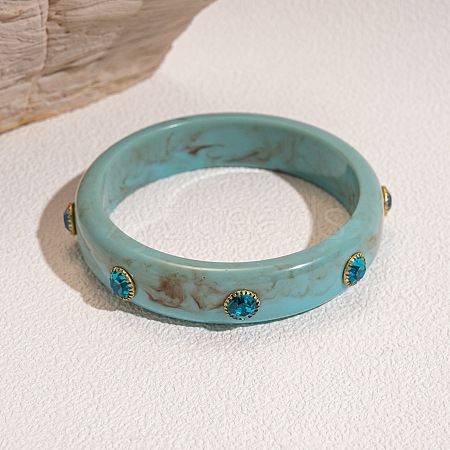 Fashionable Acrylic Rhinestone Bangles for Women FS-WGD146D-03-1