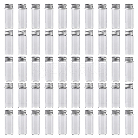 50Pcs Glass Bottles Bead Containers CON-DR0001-06C-1