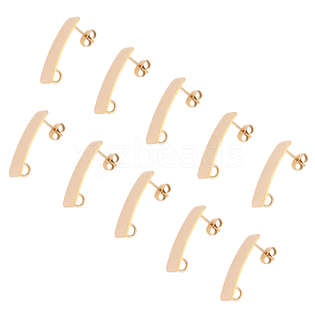 Unicraftale 304 Stainless Steel Stud Earring Findings STAS-UN0015-58-1