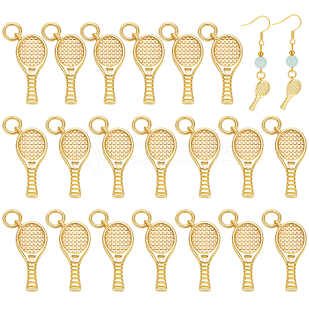 20Pcs Sports Brass Pendants KK-PH0014-26-1