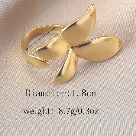 Exaggerated French Alloy Cuff Rings for Women VT2339-3-1