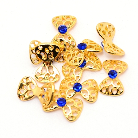 Alloy Rhinestone Cabochons MRMJ-WH0068-41B-04G-1