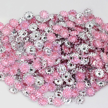 Plastic Rhinestone Cabochons KY-WH0011-A05-1