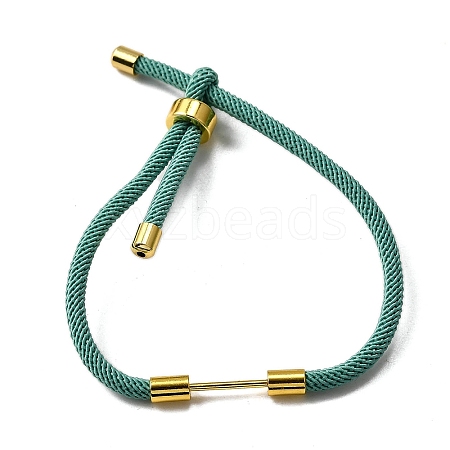 Braided Nylon Cord Bracelet Making MAK-A017-D03-01G-1