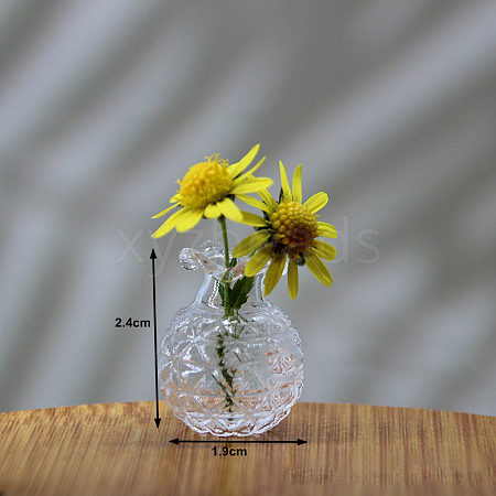 High Borosilicate Glass Vase Miniature Ornaments BOTT-PW0001-148B-1
