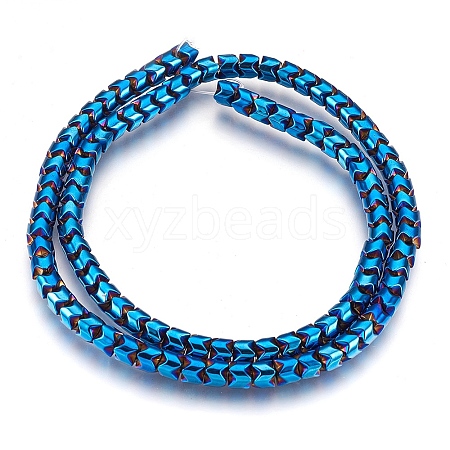 Electroplate Non-magnetic Synthetic Hematite Bead Strands G-I208-19-B-1