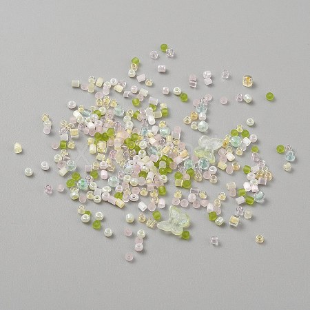 Glass Seed Beads SEED-WH0007-06E-1