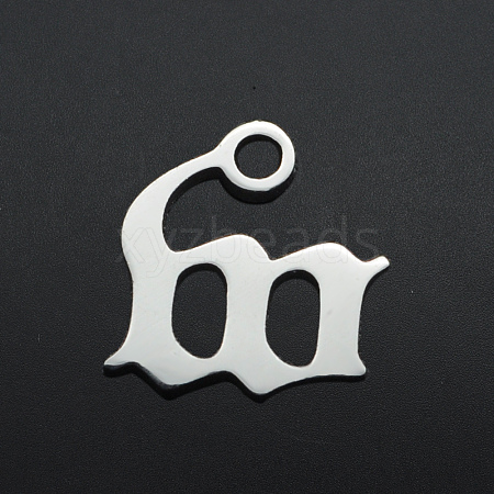 Non-Tarnish 201 Stainless Steel Charms STAS-S105-JA569-W-1