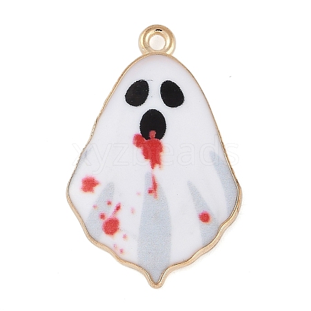 Halloween Alloy Enamel Pendants ENAM-C023-01KCG-03-1