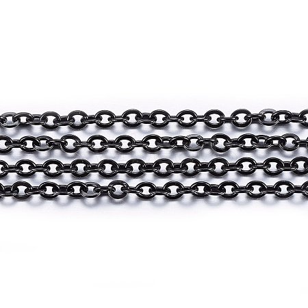 Handmade 304 Stainless Steel Cable Chains STAS-P213-03B-01-1