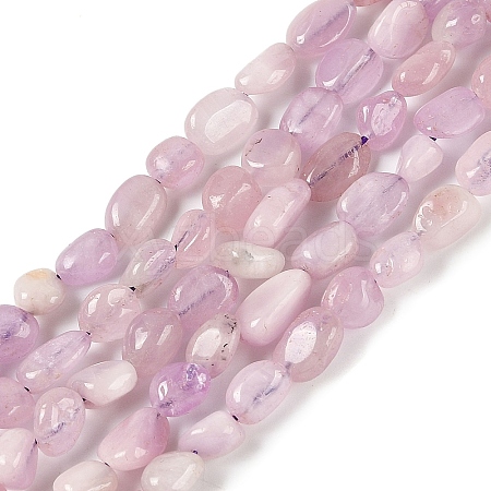 Natural Kunzite Beads Strands G-A254-B02-01-1