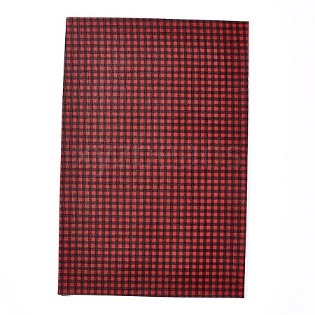 Imitation Leather Fabric Sheets DIY-D025-E08-1