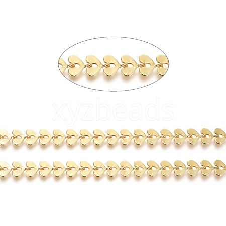 3.28 Feet Brass Handmade Cobs Chains X-CHC-G006-05G-1