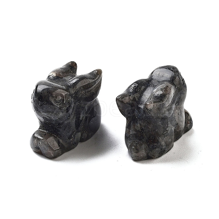 Natural Larvikite Carved Figurines DJEW-L023-E06-1