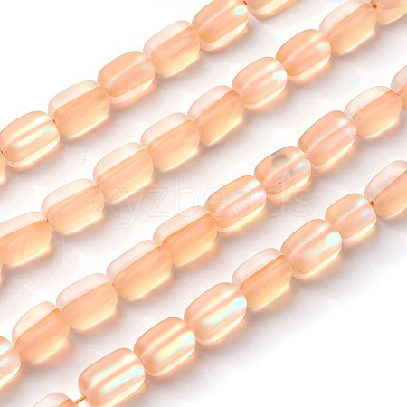 Synthetic Moonstone Beads Strands G-J385-A01-F-1