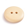 Natural Wooden Buttons BUTT-WH0015-04C-20mm-2