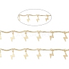 Brass Curved Bar Link Chains CHC-M025-19G-2