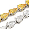 Brass Micro Pave Cubic Zirconia Necklaces NJEW-H027-01P-04-2