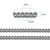 Brass Twisted Chains X-CHC-S108-P-NF-3