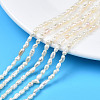 Natural Cultured Freshwater Pearl Beads Strands X-PEAR-N012-02F-1