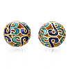 Alloy Enamel Beads KK-N238-071C-3