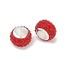 Alloy Rhinestone Clay Pave Beads ALRI-D300-03S-04-2