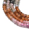 Gradient Color Natural Colorful Tourmaline Beads Strands G-ONLY-T-A07-01-4