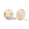 Printed Schima Wood Beads WOOD-T033-02A-2