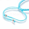 Nylon Cord Braided Bead Bracelets Making BJEW-F360-FRG17-3