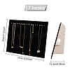 Velvet Necklace Displays NDIS-WH0010-02B-2