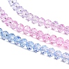 Transparent Painted Glass Beads Strands DGLA-A034-T3mm-A08-4