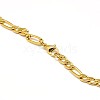 304 Stainless Steel Figaro Chain Necklace Making STAS-A028-N021-4