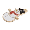 Christmas Theme Alloy Enamel Pendants ENAM-Z019-01K-2