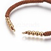 Nylon Cord Braided Bead Bracelets Making BJEW-F360-F09-2