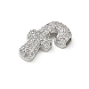 Brass Micro Pave Cubic Zirconia Pendants KK-A300-02P-F-2