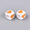 Opaque Acrylic European Beads OPDL-S078-08-2