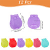  2 Sets 12Pcs Silicone Wine Glass Charms AJEW-NB0005-69-2