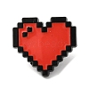 Zeld Pixel Heart Alloy Brooches JEWB-I032-05EB-01-1