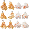 24Pcs 2 Colors Plastic Pendants KY-SC0002-66-1