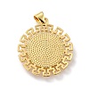 Eco-Friendly Brass Pendants KK-D066-27G-RS-2