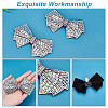 Glass Rhinestone Bowknot Shoe Decorations AJEW-WH0323-24B-6