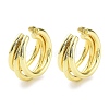 Brass Cuff Earrings EJEW-D088-18G-1