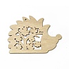 Single Face Printed Wood Big Pendants WOOD-I010-11A-2