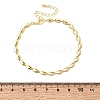 Brass Link Chain Bracelets for Women BJEW-K298-09G-5